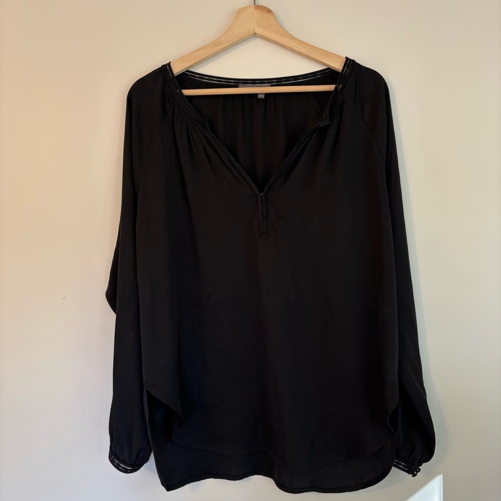 Vince silk Black Blouse